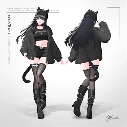 【オリジナル3Dモデル】海咲-Misaki-