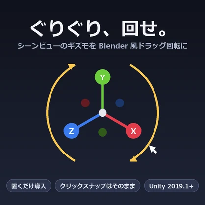 ユニティでシーンビューをぐりぐり回すエディタ拡張