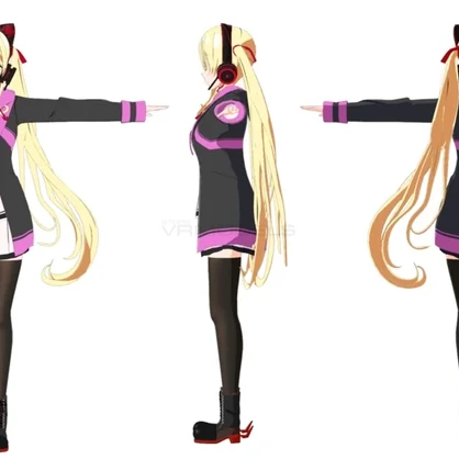[Free] [VRC assumed 3D model] Concord ver2 [Azul Lane]