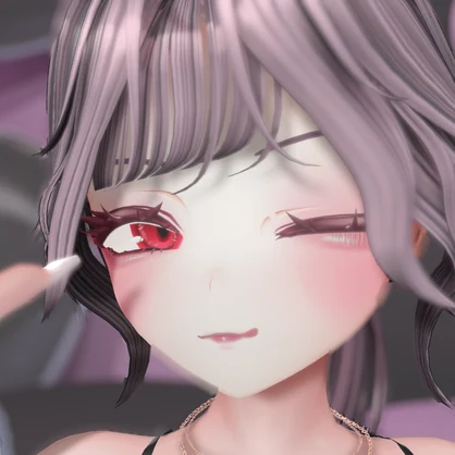 【Kanako / アイテクスチャ無料】 Yami-Kawaii Makeup【Makeup & Eye textures】