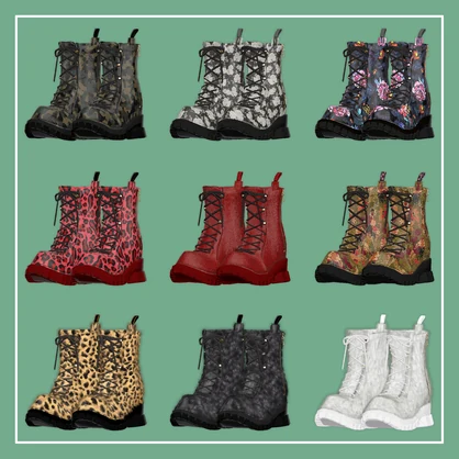 【VRChat】Marycia専用 8Hole Boots（MA対応）