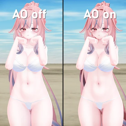 Baked Ambient Occlusion 【Body+Head】