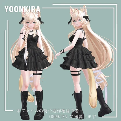 【VRC想定】F-dress_for_8_Avatar