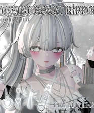 24アバター対応💎Crystal Heart Ribbon🎀【MA対応】