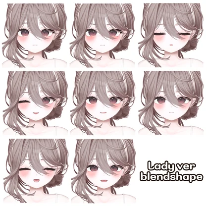 [輝夜/kaguya] ♥ makeup+eye+blendshape ♥