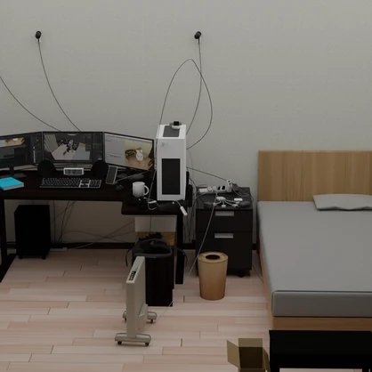 【FREE】僕のお部屋 [家具セット] 【VRChat】