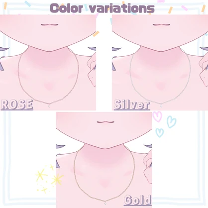 【Free/無料】超シンプルネックレスᰔ