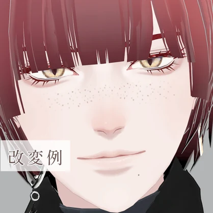 ［怜/Rei 専用］そばかす＆ほくろ２種Texture(ほくろ消し付き)