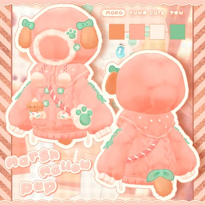 Marshmallow Pup🐶【VRChat衣装】
