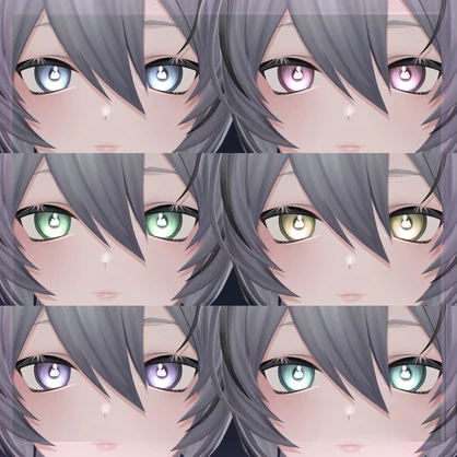 【Kuuta くうた】Neko Eyes texture & Makeup texture #しるべりゅぬ