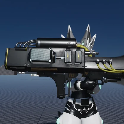 Literal quasar cannon