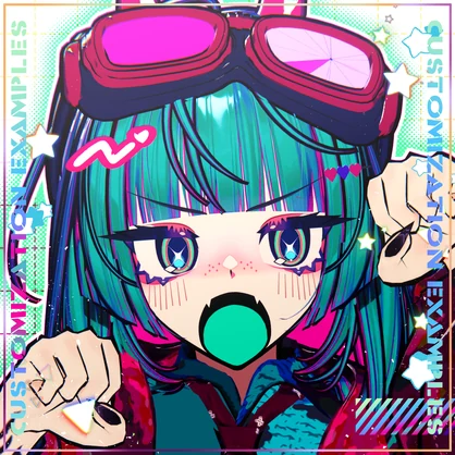 【SiuSiu対応】VividToxic MakeUp Texture＆Eye Texture For SiuSiu