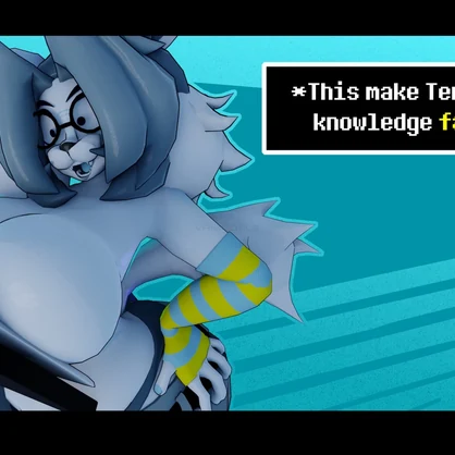 stylized temmie
