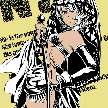 【VRC Illust print】[D04]なーさん (A4写真用光沢紙印刷)