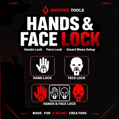 [Unity Tool - VRChat] Hands and Face Lock – Lock Hand Gestures & Facial Expressions | Automatic Error Detection [ PC - Quest - PC + Quest ] | English, Español, 日本語, Deutsch, 한국어, 简体中文