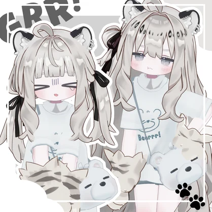 【kipfel/キプフェル】がおがお！もふヒョウ表情セット！36種類