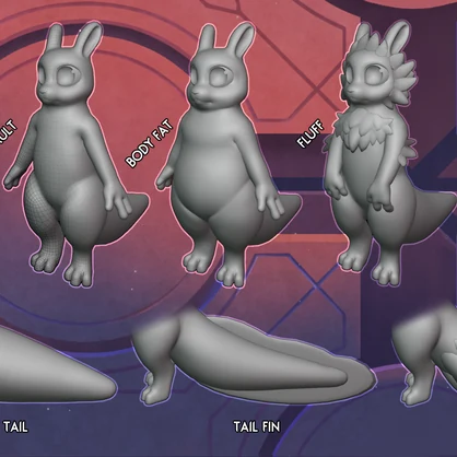 Slugbeast Redux - Slugcat VRChat Avatar