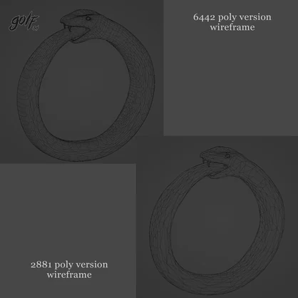Ouroboros Earring/Ring [ウロボロスのイヤリング/リング]