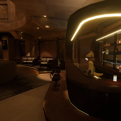 【VRChatワールド】AmberLoungeA1
