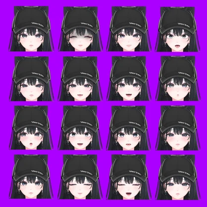 【海咲】表情差分48種（無料7種）