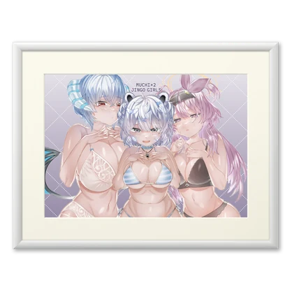 MUCHI×2 JINGOガールズ 複製画