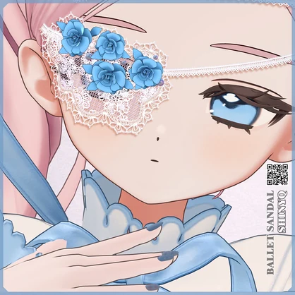 [レースアイパッチ] Lace Veil Eye