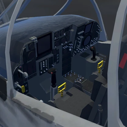 【VRChat想定】B-A6E【飛行可能3Dモデル】