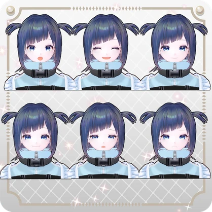【vroidVRMキャラモデル】まみか6色Mamika 6 Colors