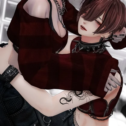 Chrome Decay (for Men's avatars) #3BON