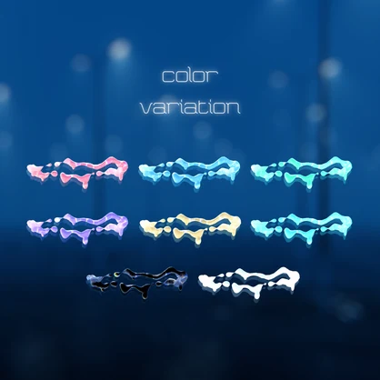 No.007 "Watar Drop Ring" -ウォータードロップリング- 【MA対応、Animation＆Particle】