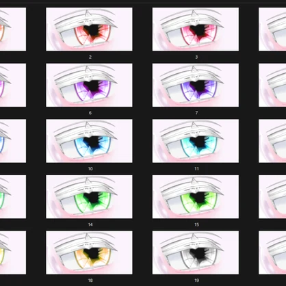 【Urara/うらら】 Cyber Eye ＆ Make up Texture 64種✨