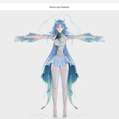 Qingxiao VRM,Vroid,PMX MMD Download