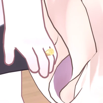 【Free/3D】 Signet Ring/印章リング/인장반지