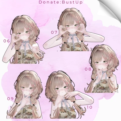 【無料版あり】撮影用ポーズ集 For MUMUS【全45種】
