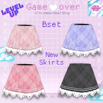 【Vroid】NEW！Geme♥over set