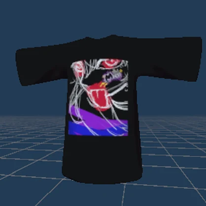 ラインアートTシャツVer.1（３Dモデル）
