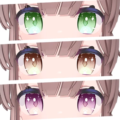 【ひかるん専用】きらきらにくきゅう Eye texture【アイテクスチャ】