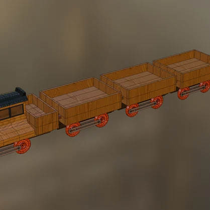おもちゃの列車