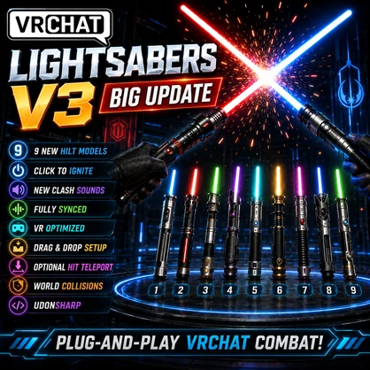VRChat Lightsabers Full System
