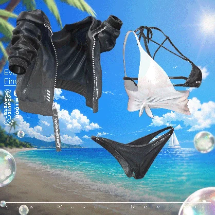 🌊【13アバター対応】 WaveShift 【VRChat向け衣装モデル】