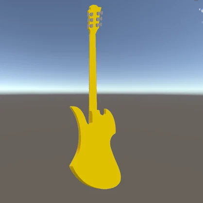 【VRChat想定】Guitar【エレキギター】5000Polygon以下