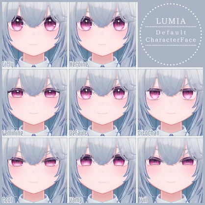 💗【FREE/無料】Lumia32Type❥動くまばたきFaceAnimations ⌖ ݁˚