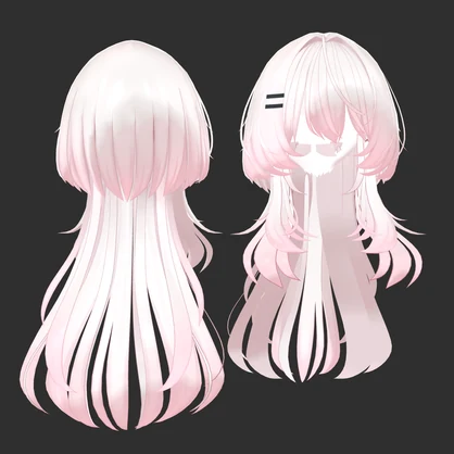 【4アバター対応】kurage hair