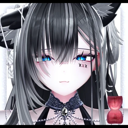 ⛓️GUILTYメイク⛓️Face Blendshape・Eye texture・Makeup等の豪華7点セット！～ギルティメイク～まよ/Mayoちゃん用