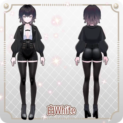 【vroidVRMキャラモデル】レイシィ6色Lacey 6 Colors