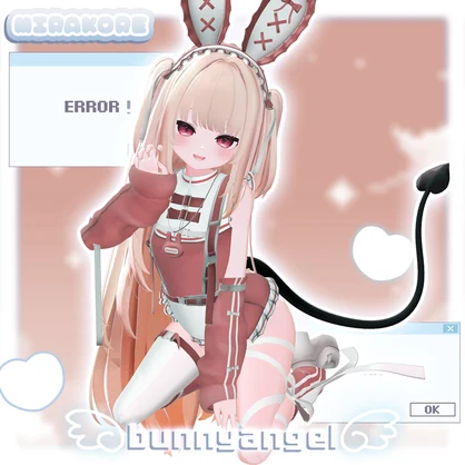 【9アバター対応】ɞ꒰აangelbunny໒꒱