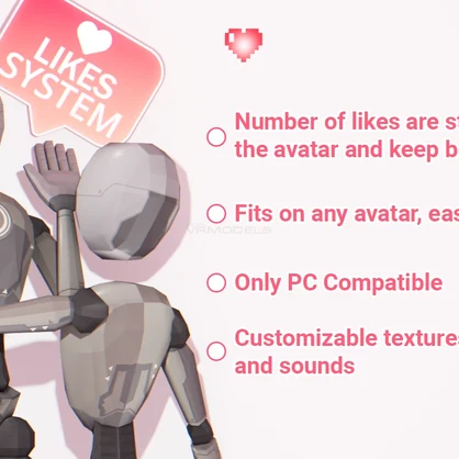 Likes Counter System for VRChat
