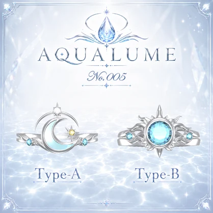 【VRChat想定】AQUALUME💍No.005 Type-A/B MA対応32Avatar（12color×17color）