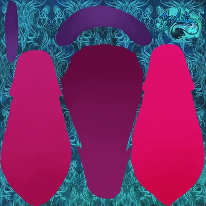 Stylized Feather Fans