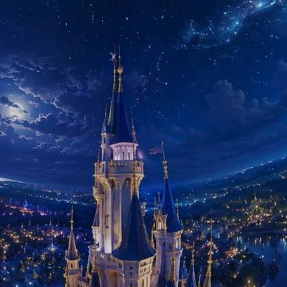 【ワールド・環境】いつかの夢で見た夜 SKYBOXマテリアル